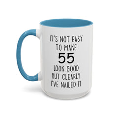 55th Birthday Mug, Personalized Birthday Gift, 1970 Mug Gift, 55th Birthday Gift For Women, Funny 55th Mug,Custom Gift For 55 Year Old Women