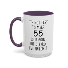 55th Birthday Mug, Personalized Birthday Gift, 1970 Mug Gift, 55th Birthday Gift For Women, Funny 55th Mug,Custom Gift For 55 Year Old Women