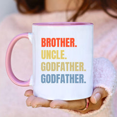 Brother Uncle Godfather Legend Mug, Godfather Present, Gift for Godfather, Godfather Gift for Uncle Brother, Promoted To Godfather Gift