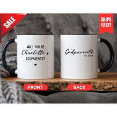 Custom Godparents Mug, Godparent Proposal Mug, Personalized Proposal Mug, Godparents Mug, Proposal Mug for Godparents, Godparents 2025 Mug