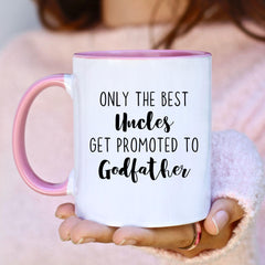 Godfather Promotion Gift, Godparent Gift Proposal, Personalized Mug for Godparent, Godfather Proposal Keepsake, Uncle Gift, Fathers Day Gift
