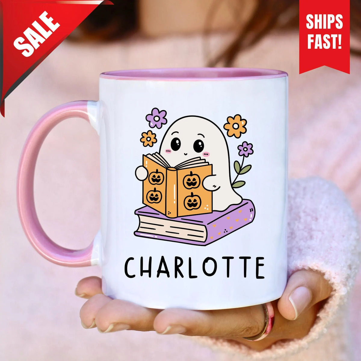 Funny Novelty Halloween Themed Mug, Cute Halloween Mug, Spooky Coffee Cup, Trick Or Treat Mug, Halloween Gift Idea, Witch Lover Gift