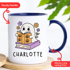 Funny Novelty Halloween Themed Mug, Cute Halloween Mug, Spooky Coffee Cup, Trick Or Treat Mug, Halloween Gift Idea, Witch Lover Gift
