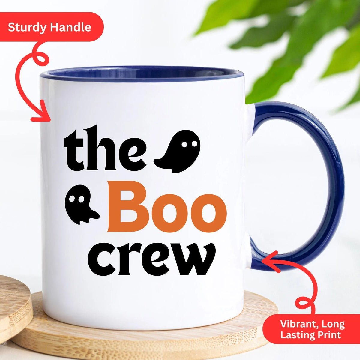 The Boo Crew Mug Gift, Halloween Gift Idea, Cute Halloween Mug, Funny Novelty Halloween Themed Mug, Trick Or Treat Mug, Spooky Coffee Cup