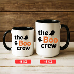 The Boo Crew Mug Gift, Halloween Gift Idea, Cute Halloween Mug, Funny Novelty Halloween Themed Mug, Trick Or Treat Mug, Spooky Coffee Cup