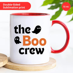 The Boo Crew Mug Gift, Halloween Gift Idea, Cute Halloween Mug, Funny Novelty Halloween Themed Mug, Trick Or Treat Mug, Spooky Coffee Cup