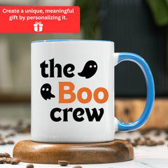 The Boo Crew Mug Gift, Halloween Gift Idea, Cute Halloween Mug, Funny Novelty Halloween Themed Mug, Trick Or Treat Mug, Spooky Coffee Cup