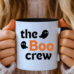 The Boo Crew Mug Gift, Halloween Gift Idea, Cute Halloween Mug, Funny Novelty Halloween Themed Mug, Trick Or Treat Mug, Spooky Coffee Cup