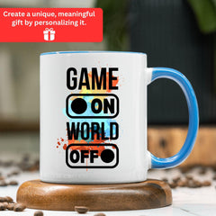 Gamer Mugs For Men, Gaming Office Mug, Video Game Mug For Teen Boys, Birthday Gifts for Gaming Lovers, Funny Gaming Quote Mug, Geeky Present