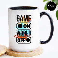 Gamer Mugs For Men, Gaming Office Mug, Video Game Mug For Teen Boys, Birthday Gifts for Gaming Lovers, Funny Gaming Quote Mug, Geeky Present